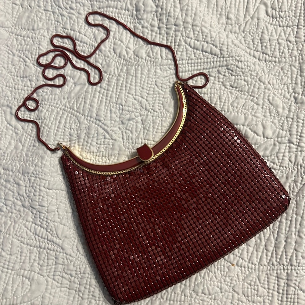 Vintage Wine Color Clutch